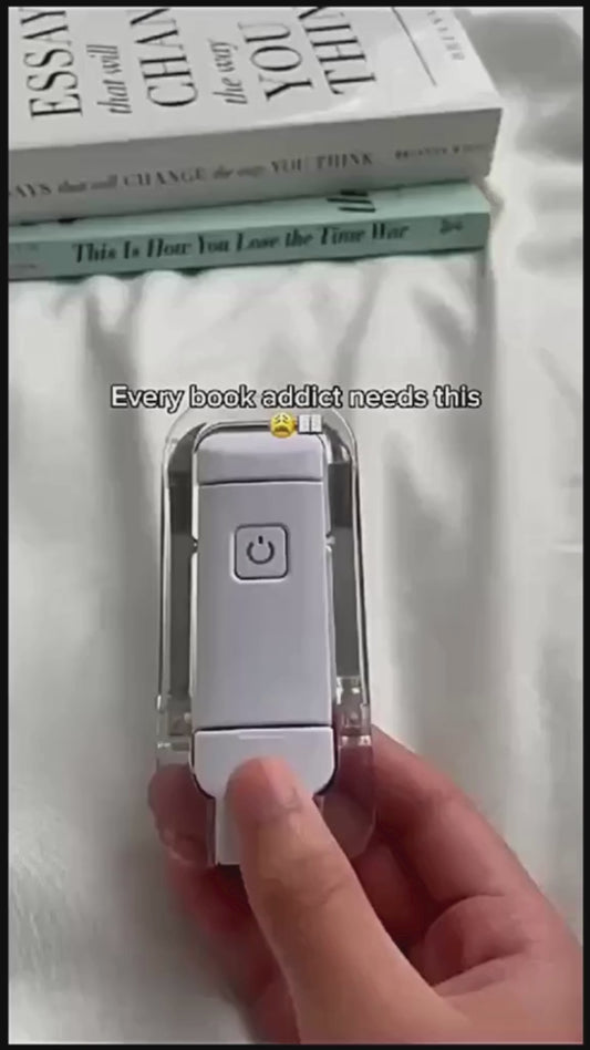 Usb Rechargeable Book Reading Light With Brightness Adjustable For Eye-Protection
